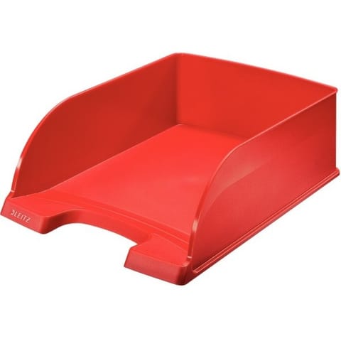 ⁨PÓŁKA NA DOKUMENTY LEITZ PLUS JUMBO CZERWONA⁩ w sklepie Wasserman.eu