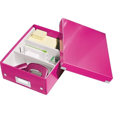 ⁨Box with compartments A5 C&S pink 60570023 LEITZ⁩ at Wasserman.eu