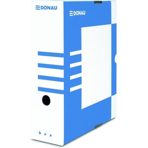 ⁨Pudło do archiwizacji Donau A4/100mm niebieski⁩ w sklepie Wasserman.eu
