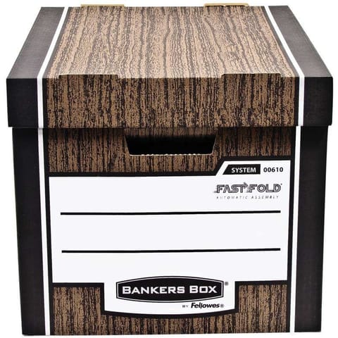 ⁨Pudło Bankers Box Woodgrain 340x295x405mm⁩ w sklepie Wasserman.eu