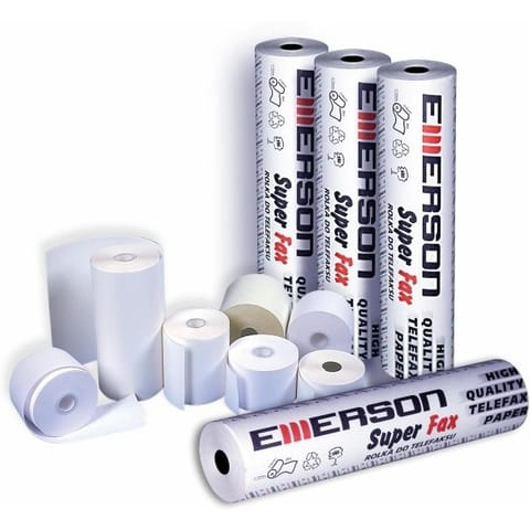⁨Thermal rollers 57x15m 10pcs EMERSON rt05715wkbpaf BPA free⁩ at Wasserman.eu