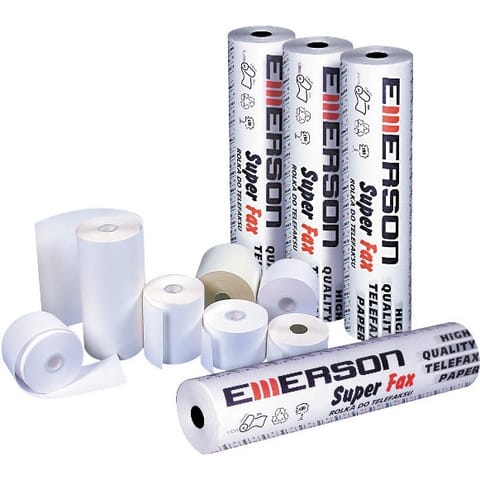 ⁨Thermal rollers 44x25m 10pcs EMERSON rt04425wbpaf⁩ at Wasserman.eu