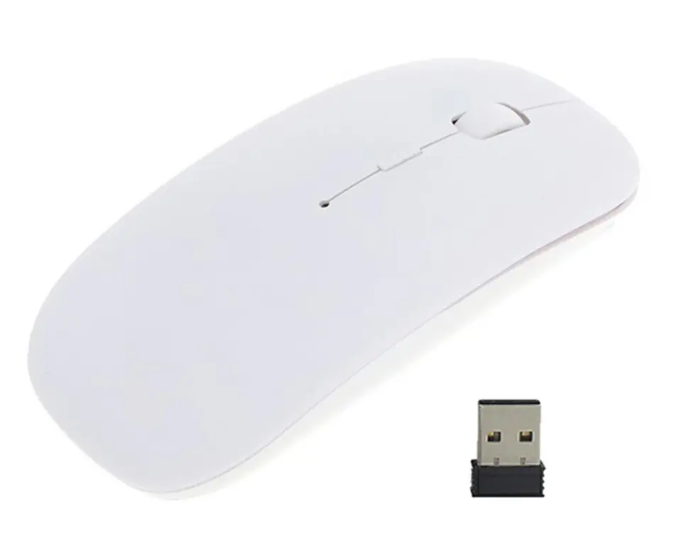 ⁨AK278D Slim Optical Mouse White⁩ at Wasserman.eu