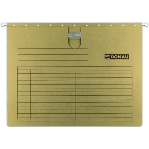 ⁨Teczka zawieszana Donau A4 (z wąsem) brązowa (5)⁩ w sklepie Wasserman.eu