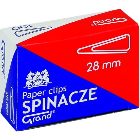 SPINACZE BIUROWE TRÓJKĄTNE 28mm (100) w sklepie Wasserman.eu