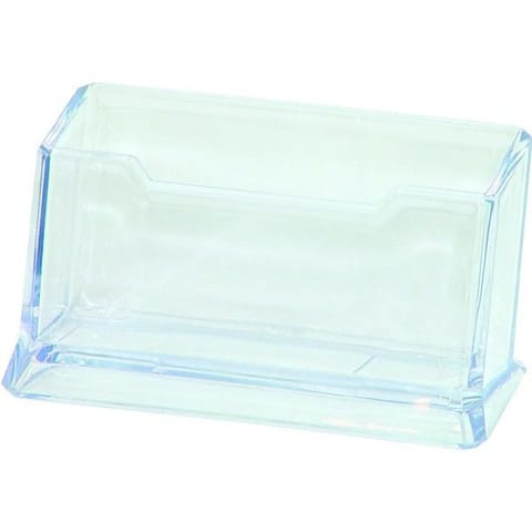 ⁨Przybornik na wizytówki Donau transparentny⁩ w sklepie Wasserman.eu