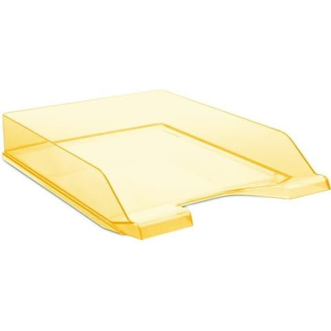 ⁨Półka na dokumenty Donau A4 transparentna pomarańczowa⁩ w sklepie Wasserman.eu