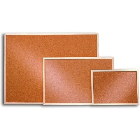 ⁨Cork board in wooden frame 120x90cm OFFICE TC129/C zo 2X3⁩ at Wasserman.eu