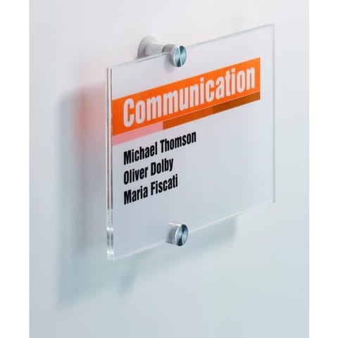 ⁨TABLICZKA INFORMACYJNA 210 X 210 MM DURABLE CRYSTAL SIGN⁩ w sklepie Wasserman.eu