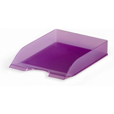 PÓŁKA NA DOKUMENTY W TRANSPARENTNYCH KOLORACH DURABLE, FIOLETOWY TRANSPARENTNY w sklepie Wasserman.eu