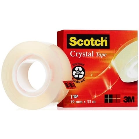 ⁨TAŚMA BIUROWA SCOTCH CRYSTAL 19mm/33m⁩ w sklepie Wasserman.eu