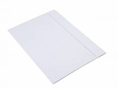 ⁨TECZKA KARTONOWA Z GUMKĄ A4 300g BIAŁA⁩ w sklepie Wasserman.eu