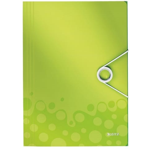 ⁨Folder with eraser LEITZ WOW 15mm 150k A4 green 45990054/45990064⁩ at Wasserman.eu