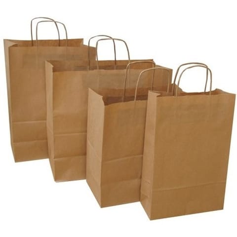 ⁨TORBA PAPIEROWA 30.5x17x34cm BRĄZOWA⁩ w sklepie Wasserman.eu