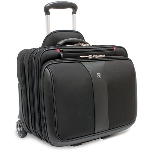 ⁨Wenger Patriot 2-Piece Business Set Trolley 17" + Notebook bag 15,4"  Black ( R ) 600662⁩ at Wasserman.eu