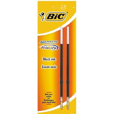 ⁨WKŁAD DO DŁUGOPISU BIC ATLANTIS CZARNY (2)⁩ w sklepie Wasserman.eu