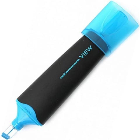 ⁨ZAKREŚLACZ UNI USP-200 PROMARK VIEW NIEBIESKI⁩ w sklepie Wasserman.eu