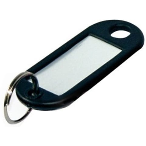 ⁨ZAWIESZKI DO KLUCZY CZARNE (100)⁩ w sklepie Wasserman.eu