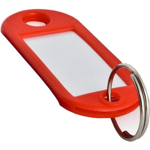 ⁨ZAWIESZKI DO KLUCZY CZERWONE (100)⁩ w sklepie Wasserman.eu