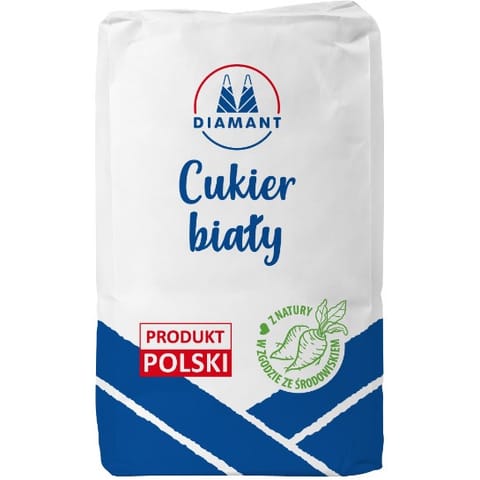 ⁨Cukier biały Diamant 1kg sypki⁩ w sklepie Wasserman.eu