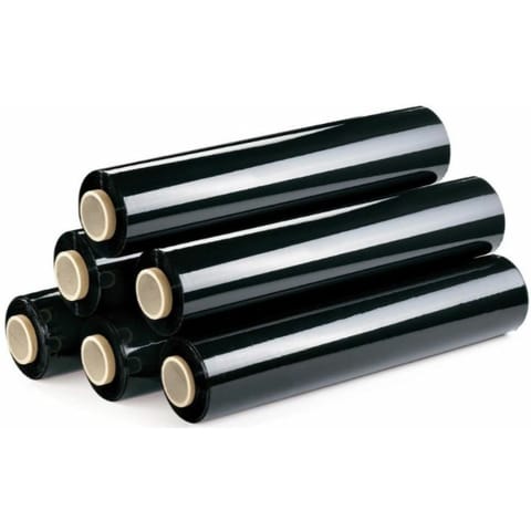 ⁨FOLIA STRETCH RĘCZNA 1.1 kg CZARNA (6)⁩ w sklepie Wasserman.eu