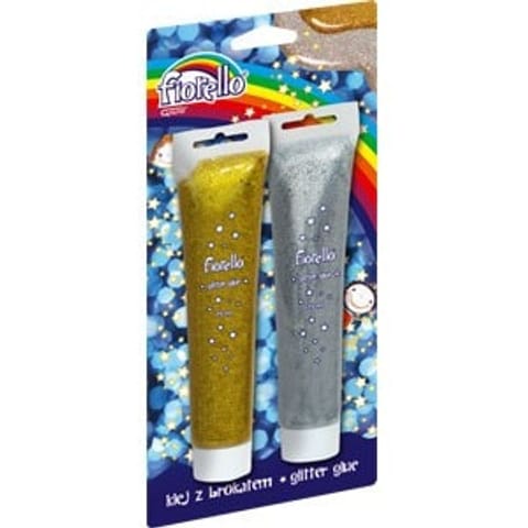 ⁨KLEJ Z BROKATEM FIORELLO 75ml*2 KOLORY⁩ w sklepie Wasserman.eu