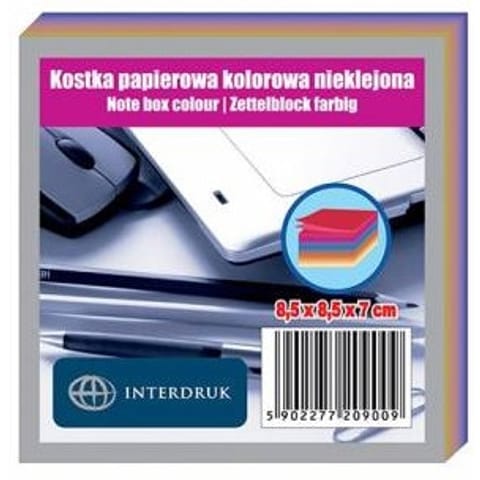 ⁨KOSTKA NIEKLEJONA 85*85*70mm KOLOR⁩ w sklepie Wasserman.eu
