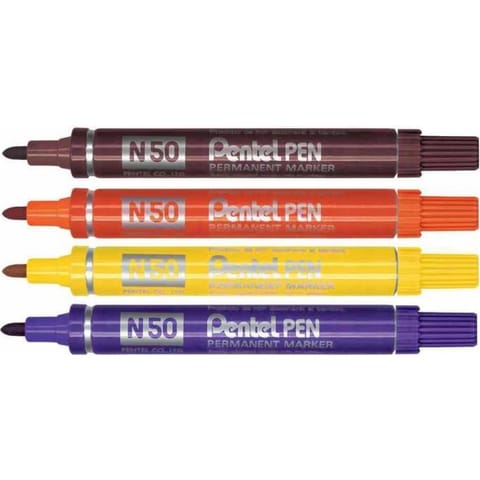 ⁨MARKER PERMANENTNY PENTEL N50 BRĄZOWY⁩ w sklepie Wasserman.eu