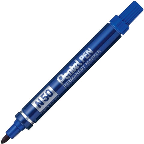 ⁨MARKER PERMANENTNY PENTEL N50, NIEBIESKI⁩ w sklepie Wasserman.eu