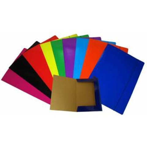 ⁨Teczka kartonowa z gumką A4 300g/m2 fioletowa⁩ w sklepie Wasserman.eu