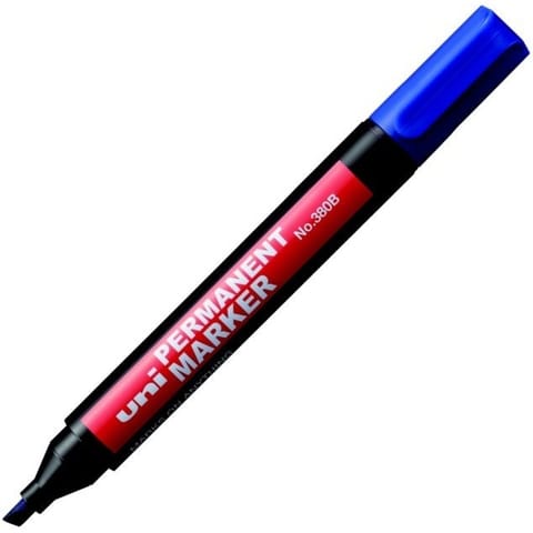 ⁨MARKER PERMANENTNY UNI NO.380B, NIEBIESKI⁩ w sklepie Wasserman.eu