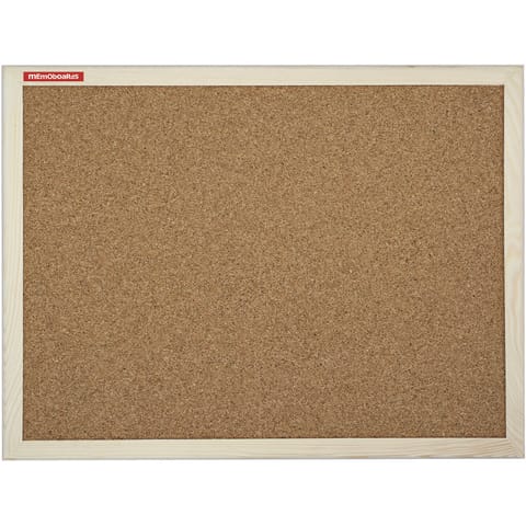 ⁨Tablica korkowa MemoBe 60x40cm rama drewniana⁩ w sklepie Wasserman.eu