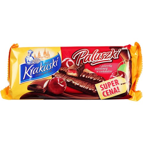 CIASTKA KRAKUSKI PALUSZKI 144g WIŚNIOWA GALARETKA w sklepie Wasserman.eu