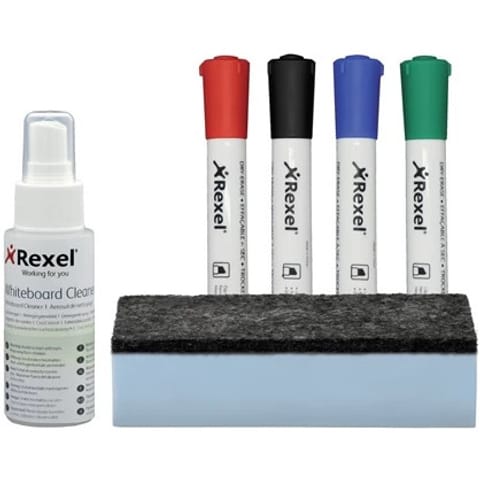 ⁨ZESTAW DO TABLIC REXEL WHITEBOARD CLEANING KIT⁩ w sklepie Wasserman.eu