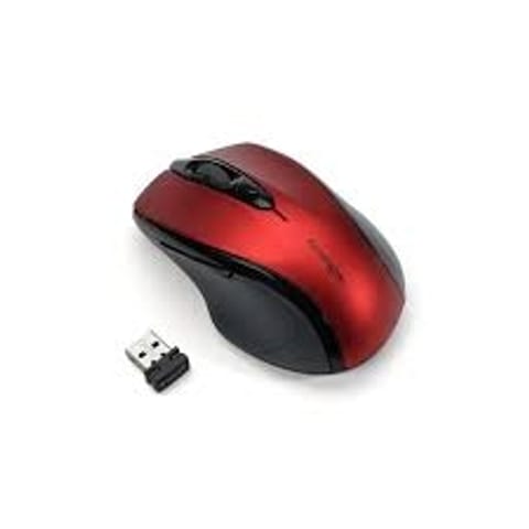 ⁨Mysz Kensington Pro Fit czarno-czerwona, CZERWONY⁩ w sklepie Wasserman.eu