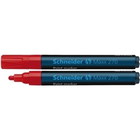 ⁨Marker olejowy Schneider Maxx 270 czerwony⁩ w sklepie Wasserman.eu