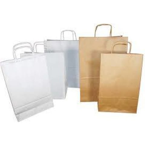⁨TORBA PAPIEROWA 40 X 18 X 39 CM BRĄZOWA⁩ w sklepie Wasserman.eu