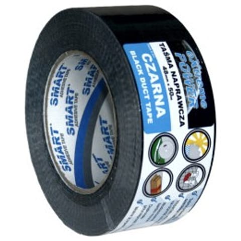 ⁨TAŚMA NAPRAWCZA SMART DUCT 48mm*50m CZARNA⁩ w sklepie Wasserman.eu