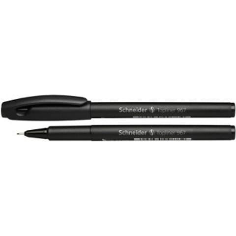 ⁨Cienkopis Schneider Topliner 967 0.4mm czarny⁩ w sklepie Wasserman.eu