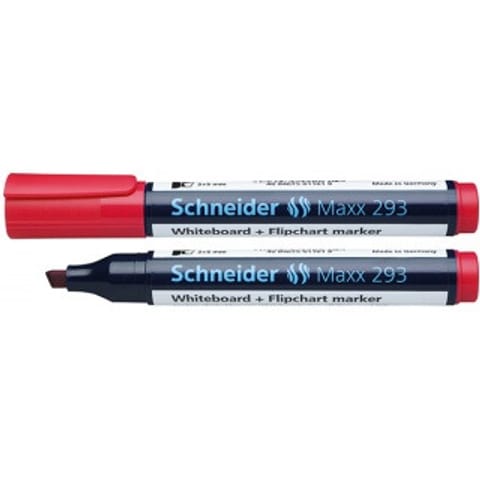 ⁨Marker do tablic Schneider Maxx 293 czerwony⁩ w sklepie Wasserman.eu