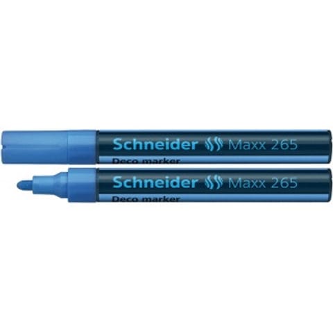 ⁨Marker kredowy Schneider Maxx 265 Deco niebieski⁩ w sklepie Wasserman.eu