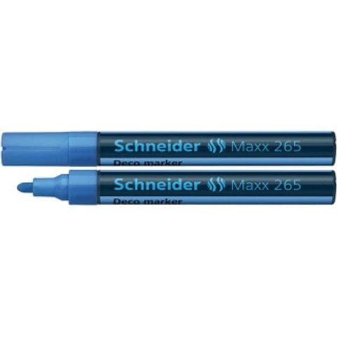 ⁨MARKER KREDOWY SCHNEIDER MAXX 265 DECO, NIEBIESKI⁩ w sklepie Wasserman.eu