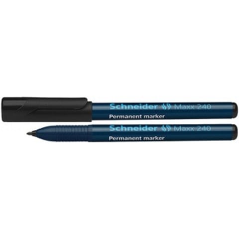 ⁨Marker permanentny Schneider Maxx 240 czarny⁩ w sklepie Wasserman.eu