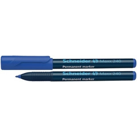 ⁨Marker permanentny Schneider Maxx 240 niebieski⁩ w sklepie Wasserman.eu