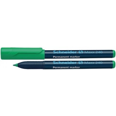 ⁨Marker permanentny Schneider Maxx 240 zielony⁩ w sklepie Wasserman.eu