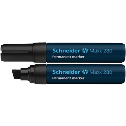 ⁨Marker permanentny Schneider Maxx 280 czarny⁩ w sklepie Wasserman.eu
