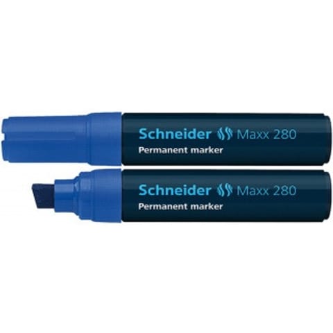 ⁨Marker permanentny Schneider Maxx 280 niebieski⁩ w sklepie Wasserman.eu