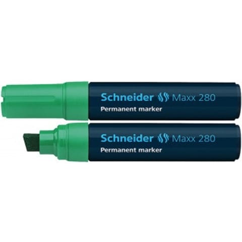 ⁨MARKER PERMANENTNY SCHNEIDER MAXX 280, ZIELONY⁩ w sklepie Wasserman.eu