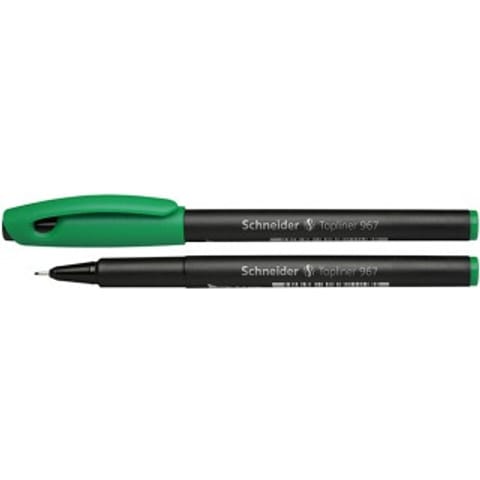 ⁨Cienkopis Schneider Topliner 967 0.4mm zielony⁩ w sklepie Wasserman.eu