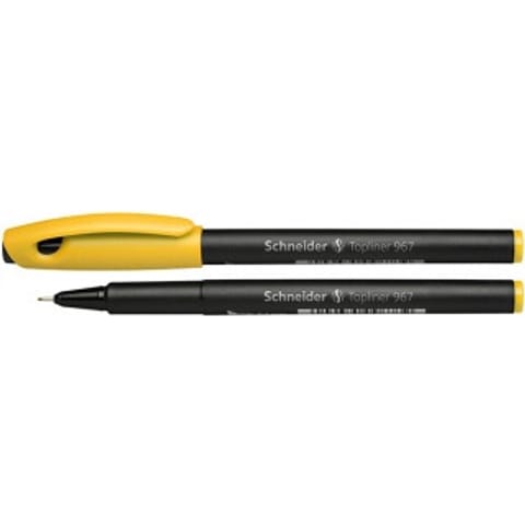 ⁨Cienkopis Schneider Topliner 967 0.4mm żółty⁩ w sklepie Wasserman.eu
